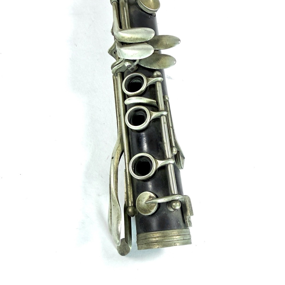 Vintage Amati Kraslice Wood Clarinet Czechoslovakia Nickel Keys Untested - Picture 7 of 14